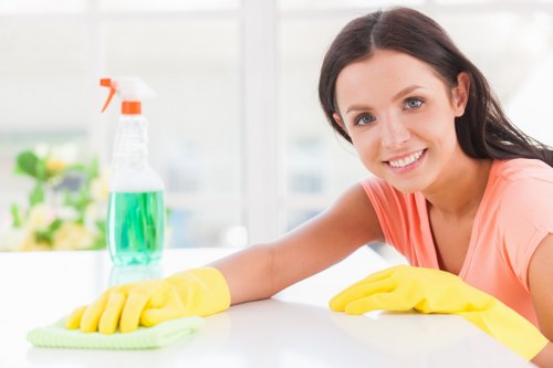 Professional upholstery cleaning for a sofa in a Merton home