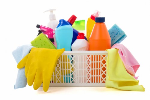 Commercial cleaning team servicing an office in Merton