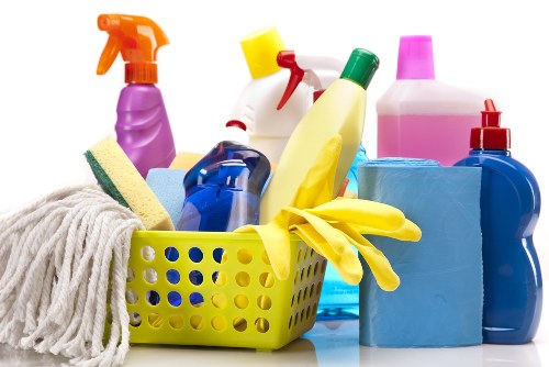 Deep cleaning carpets in a busy Merton business premises